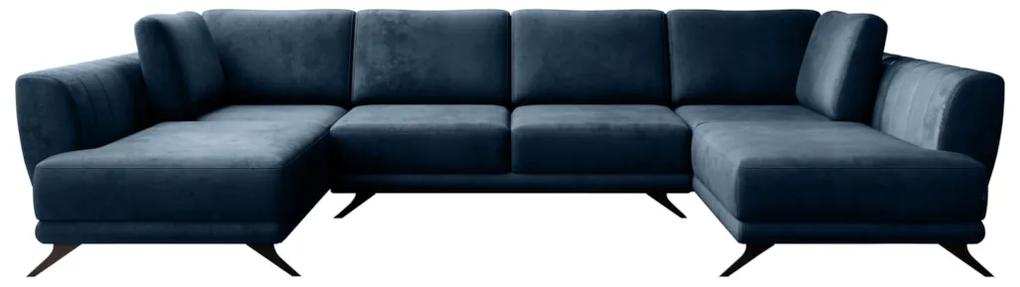 Разтегателен диван в П-образна форма  CORAL, 362x90x191, nube 40