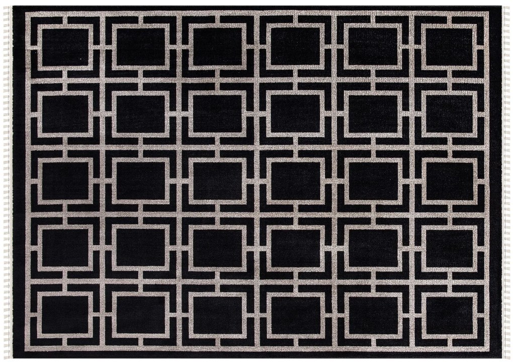 Килим (157 x 230) 53078 Amour - Черно, Бяло Черно
Бяло