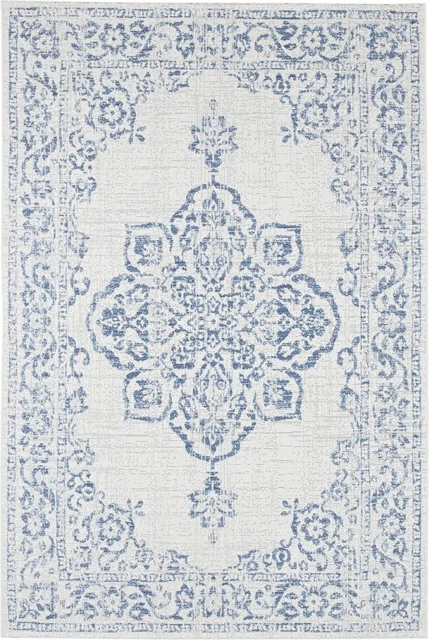 Синьо-кремав килим за открито , 160 x 230 cm Tilos - NORTHRUGS