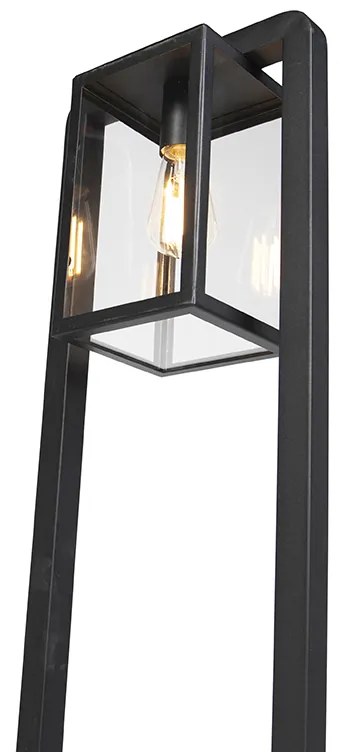 Модерна подова лампа за външен монтаж черна - Rotterdam Balanco