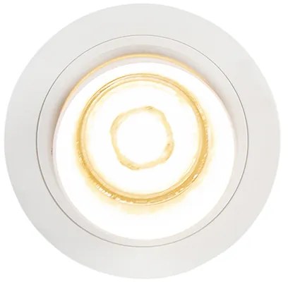 Модерен вграден прожектор кръгъл бял наклоняем - Installa