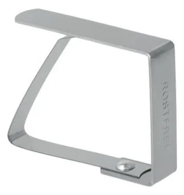 Комплект от 4 държача за покривки от неръждаема стомана - Metaltex