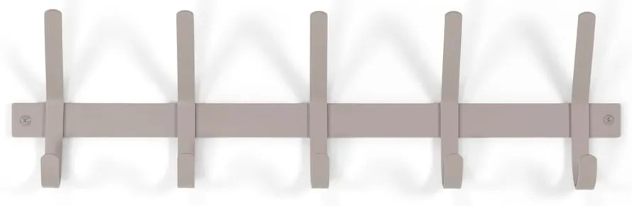 Кафяво-сива метална стенна закачалка 70 cm Dexter – Spinder Design