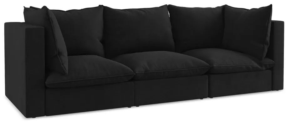 Черен диван 255 cm Manao – Makamii