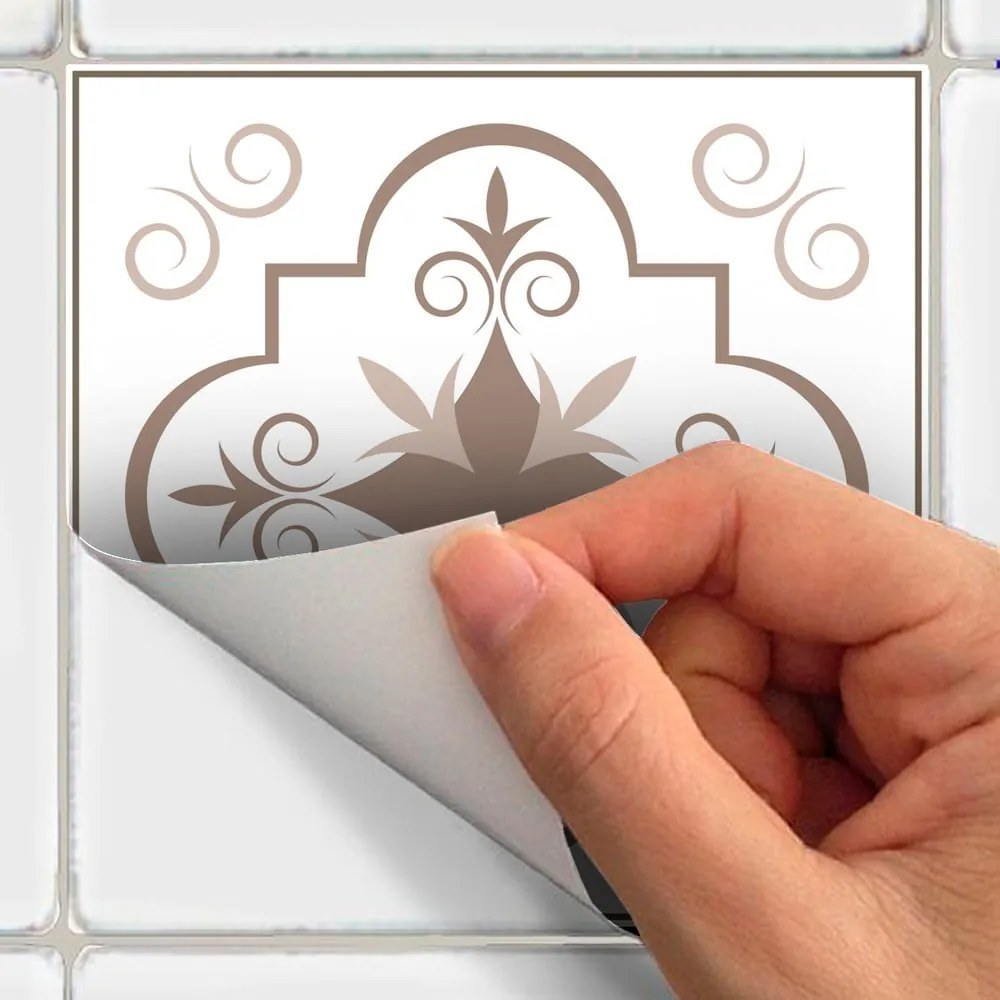 Комплект от 15 декоративни стикера за стена , 20 x 20 cm Ezeiza - Ambiance