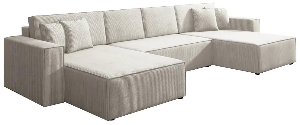 Разтегателен диван в П-образна форма BRATZ, 392x70x185, tokyo 100