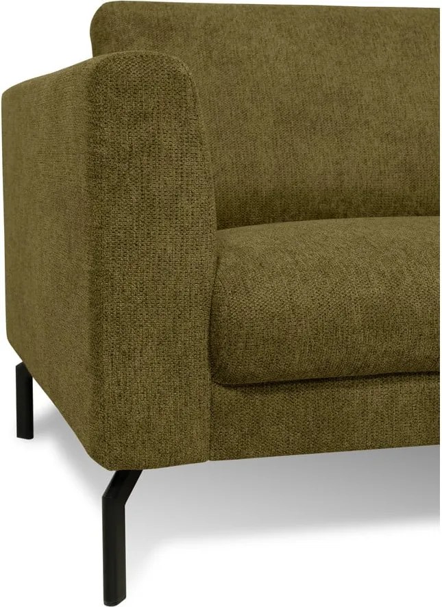 Ъглов диван в цвят горчица (десен ъгъл) Gomero – Scandic