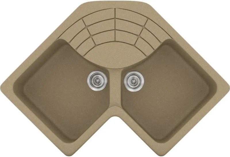 Мивка Sanitec 310-Metallic Cream