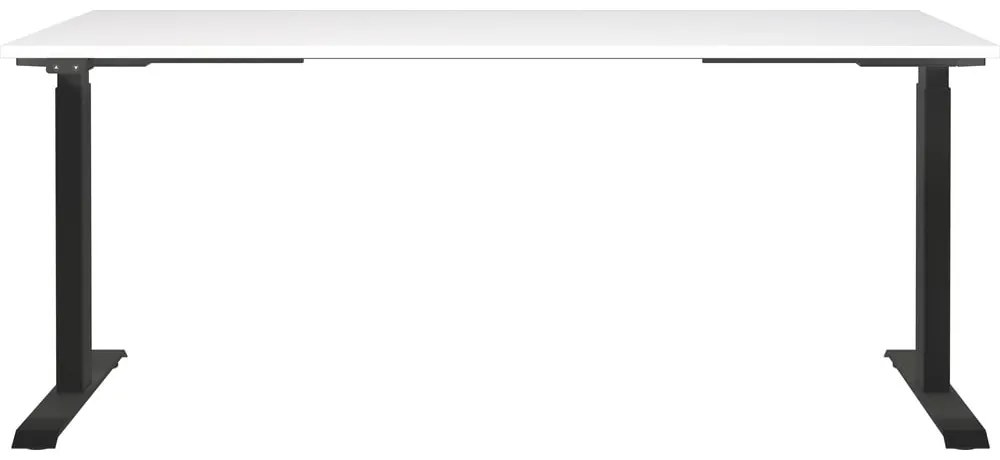 Работна маса с електрическо регулиране на височината с бял плот за маса 80x180 cm Jet – Germania