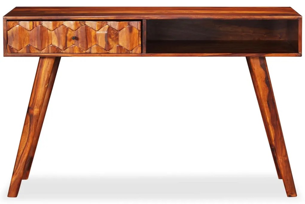 245145 vidaXL Писалище, акациево дърво масив, 118x50x76 cм