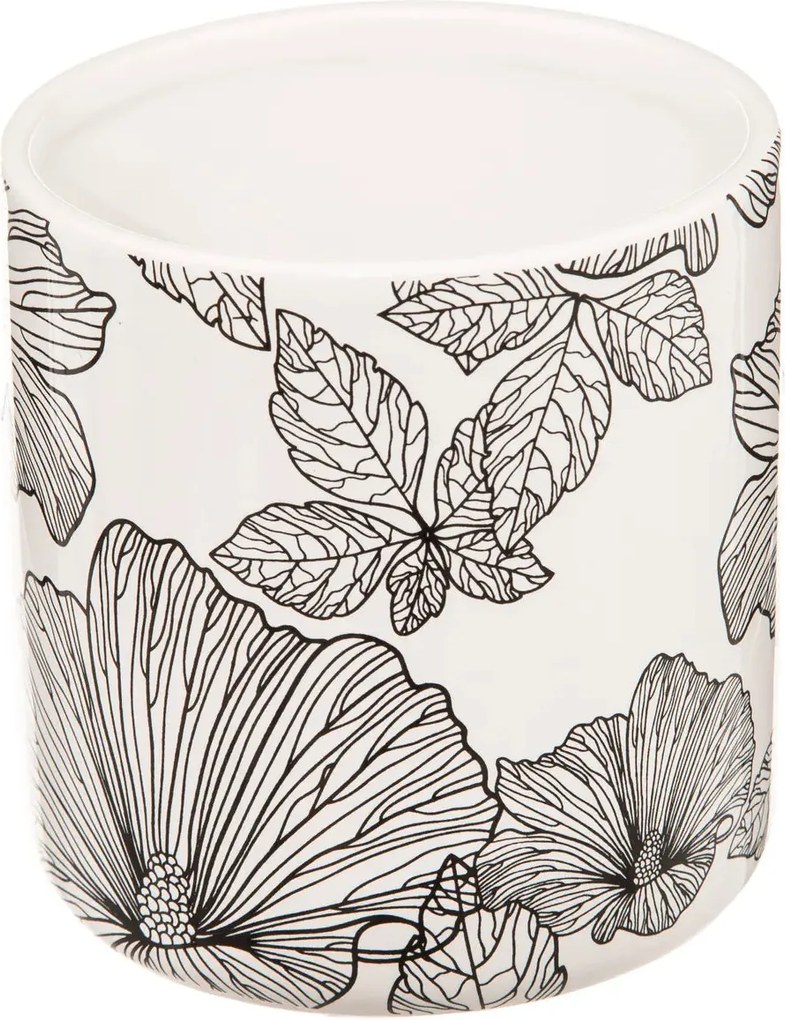 Контейнер за памук 5five, Керамика - Blackflora