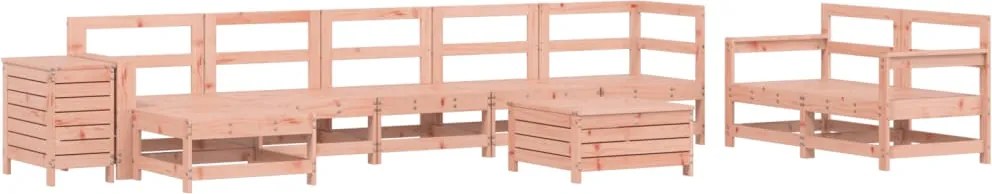 3250650 vidaXL Градински комплект диван от 10 части, дугласка ела масив