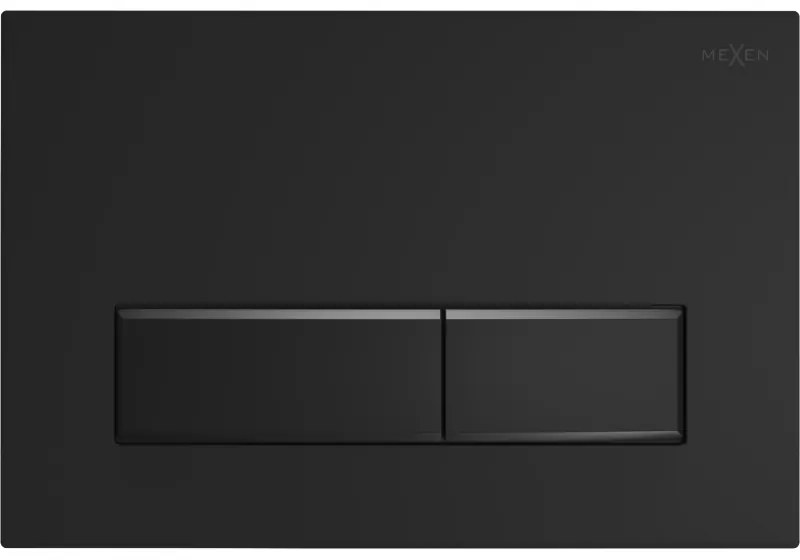 Mexen Fenix 09 бутон за промиване, черен мат - 600903