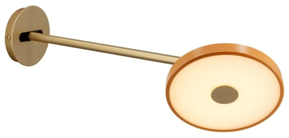 Оранжева LED затъмняваща се стенна лампа ø 15 cm Asteria Wall Long – UMAGE