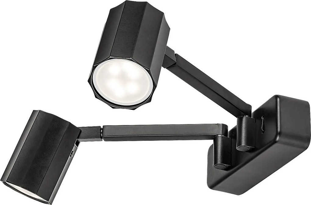 Rabalux Karter Стенно осветление (аплици) IP20 GU10 2X MAX 5W K 73028