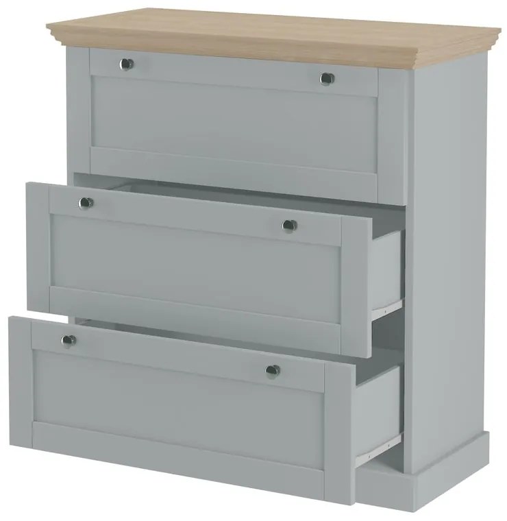 Сив висок скрин 75x80 cm Binz – Støraa