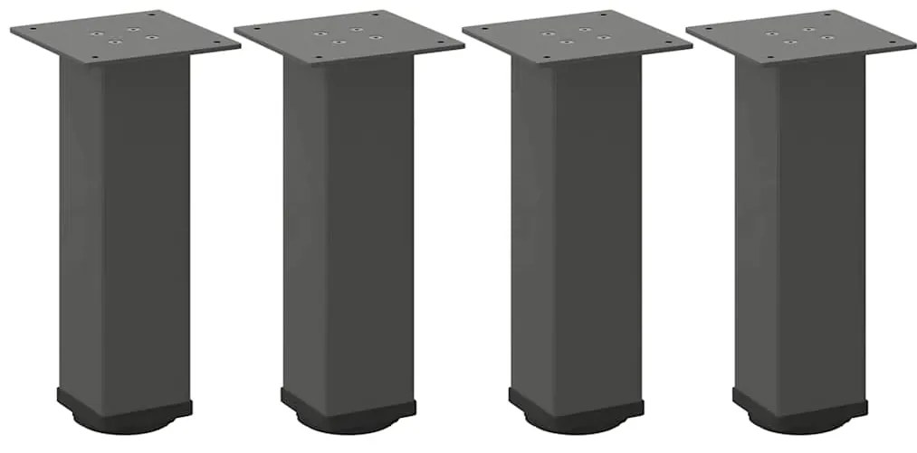 4012462 vidaXL Крака за масичка за кафе, 4 бр., антрацит, 30-32 см, стомана