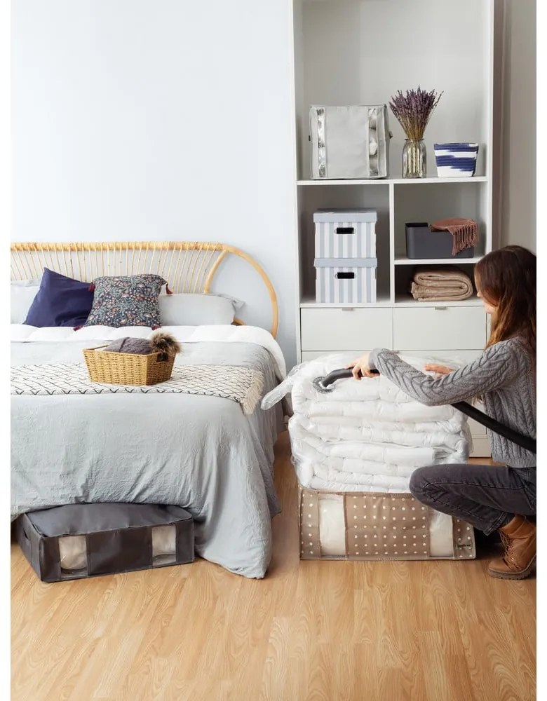 Картонени кутии за съхранение с капак в комплект от 2 броя Stripes - Compactor