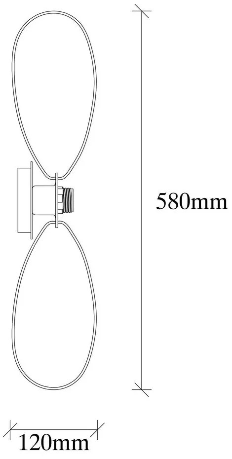 Черна стенна лампа Hemdem – Opviq lights
