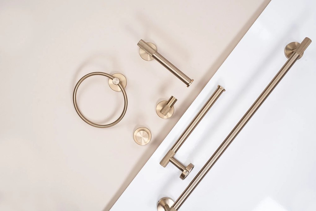 Закачалка за баня Ring 6610 Modern Brush Gold