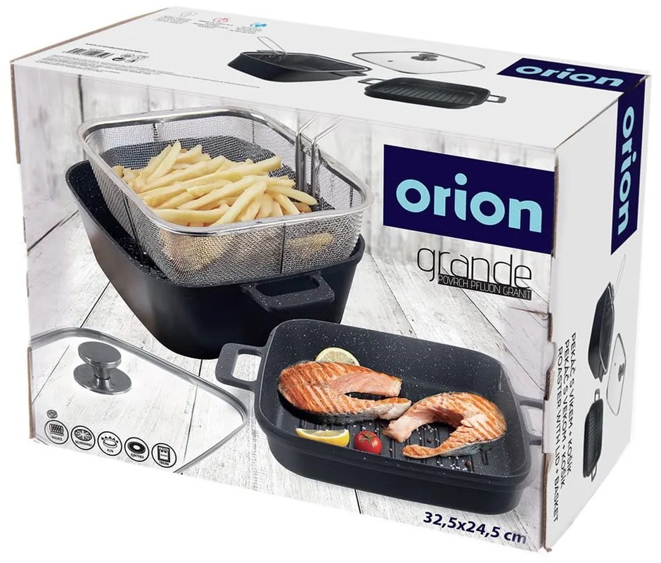 Алуминиеви съдове за печене 2 бр. 24,5x32,5 cm GRANDE – Orion