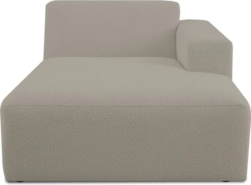 Светлокафяв модулен диван от букле (десен ъгъл) Roxy – Scandic