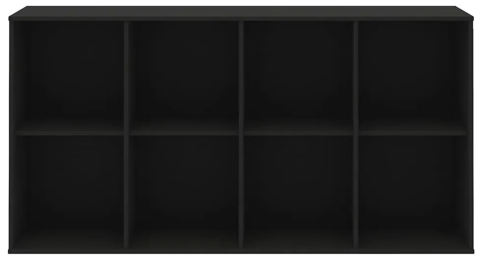 Черна модулна система от рафтове 136x69 cm Mistral Kubus - Hammel Furniture