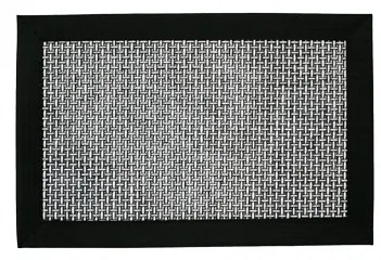 Подложка за сервиране, текстил с кант 30x45см. черна CN-(5510-4) - Horecano