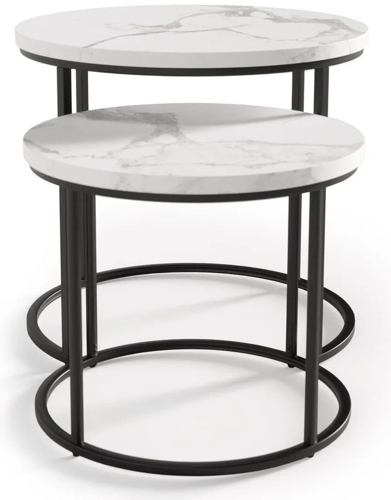 Комплект странични холни маси Ergo-Leuko Marmaro