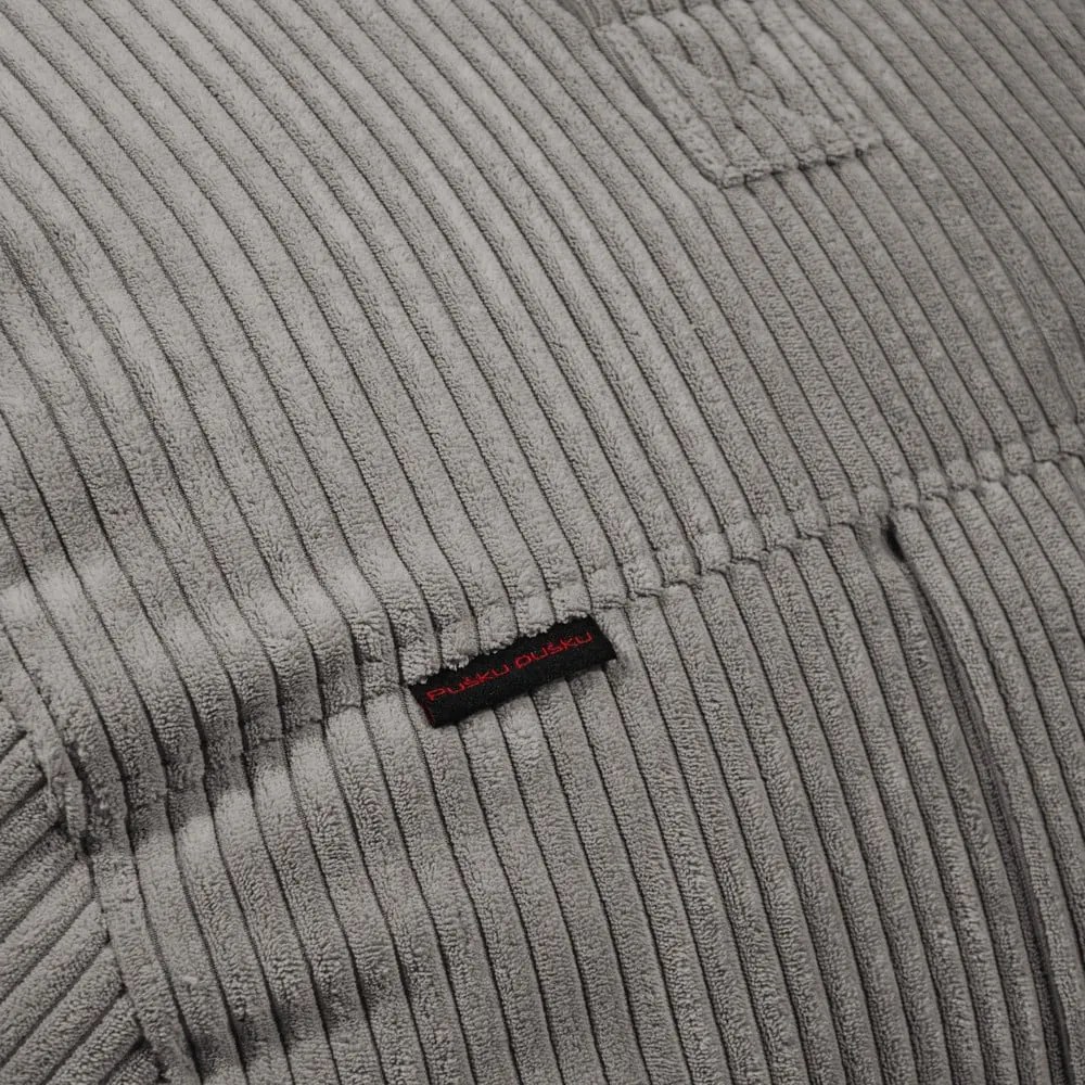 Кафяв пуф от рипсено кадифе Roll 105 – SLOWDOWN