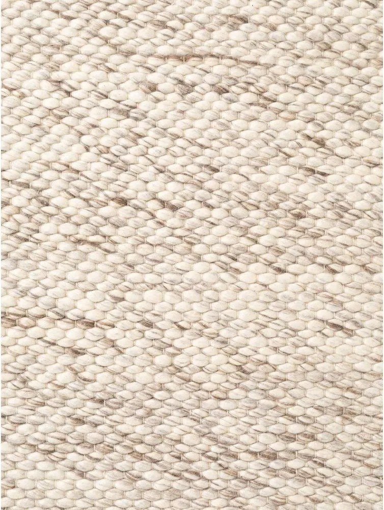Бежов/в естествен цвят ръчно изработен вълнен килим 140x200 cm Lyon Beans – Elle Decoration