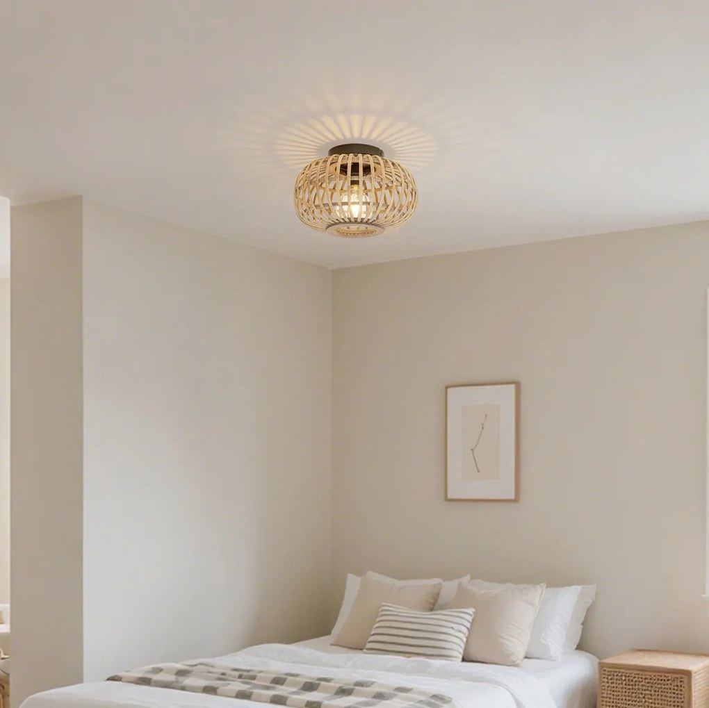 Ориенталски плафон черен с бамбук - Амира