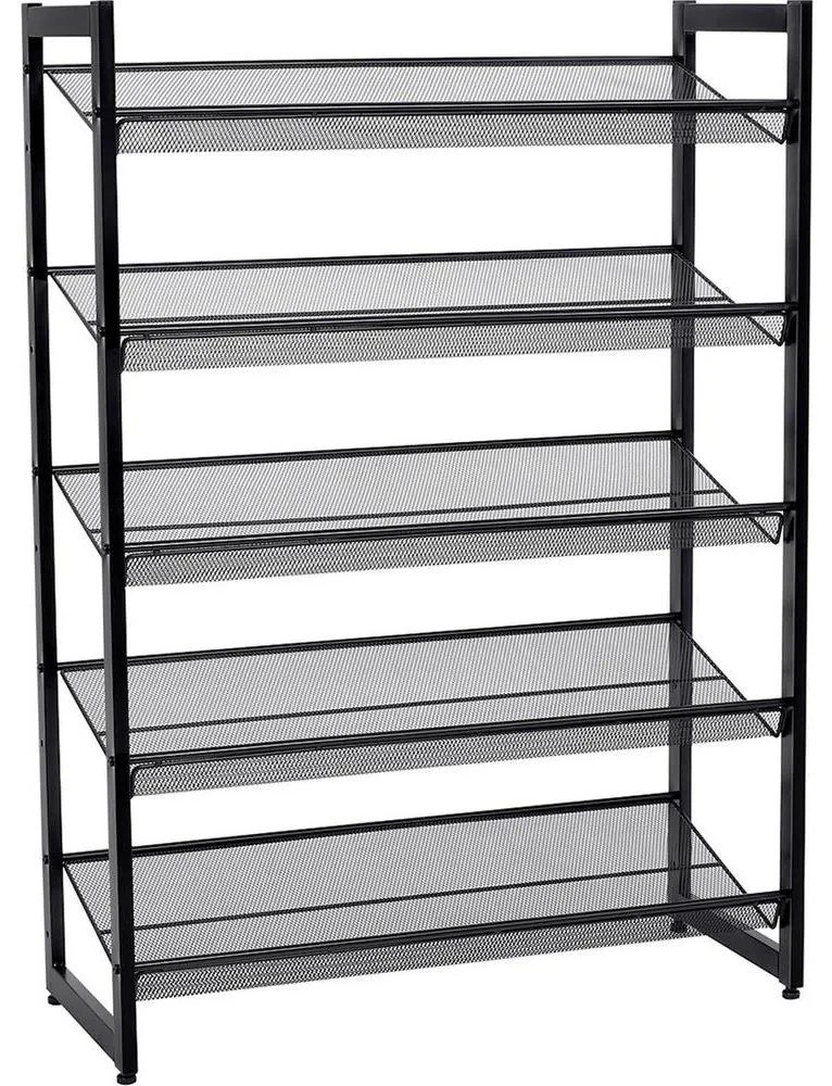 Шкаф за обувки ALVORO, черен