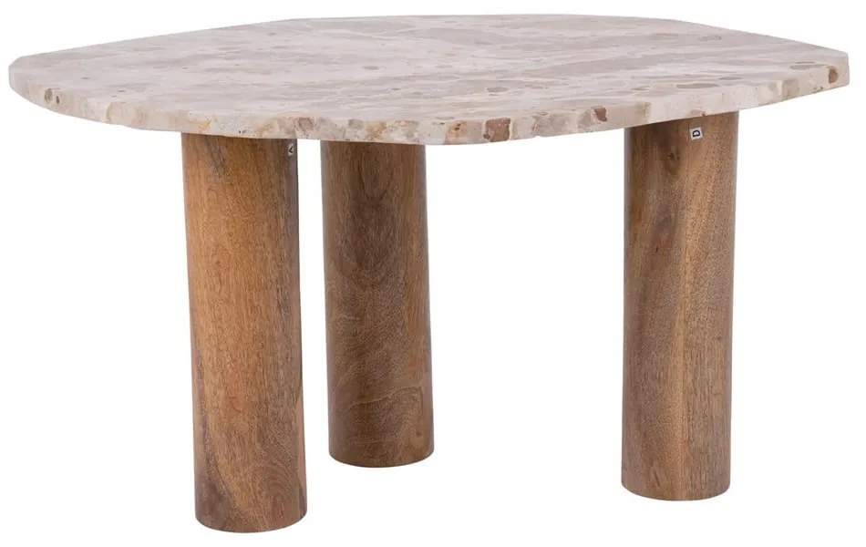 Масичка за кафе с мраморен плот 50x75 cm Organic - Leitmotiv