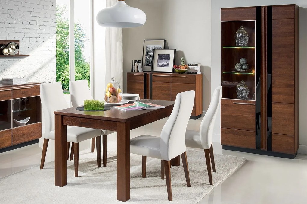 Маса Arco разтегателен-Dark brown