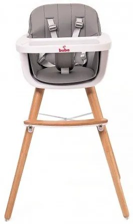 Buba  -  Столче за хранене Buba Carino, Сиво
