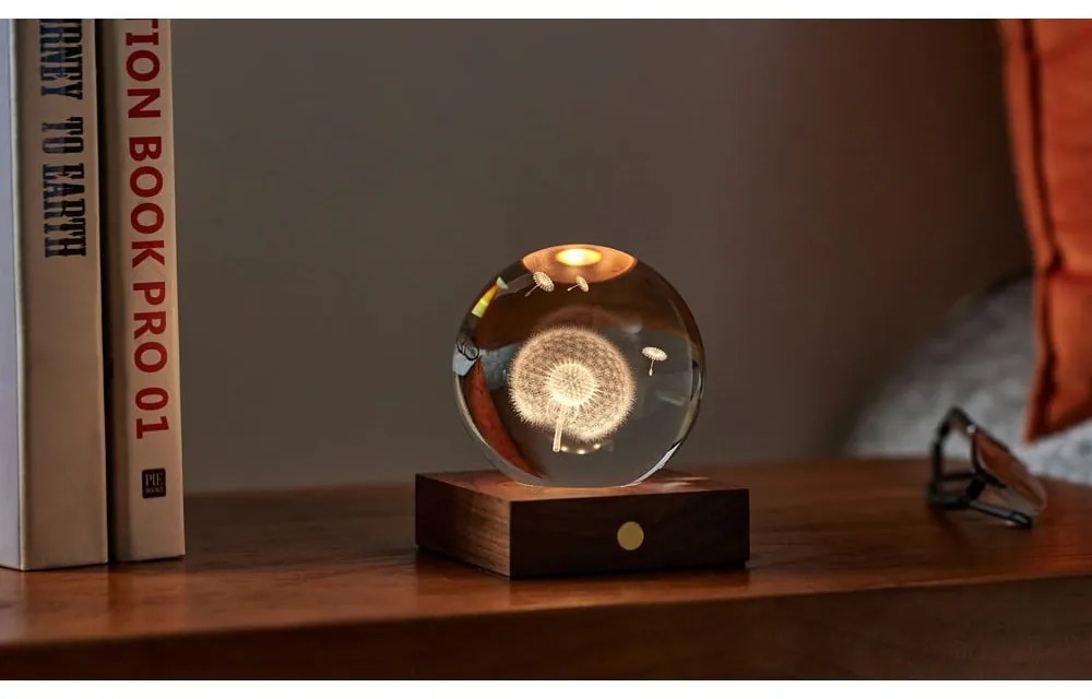 Тъмнокафява светлинна декорация с USB Amber – Gingko