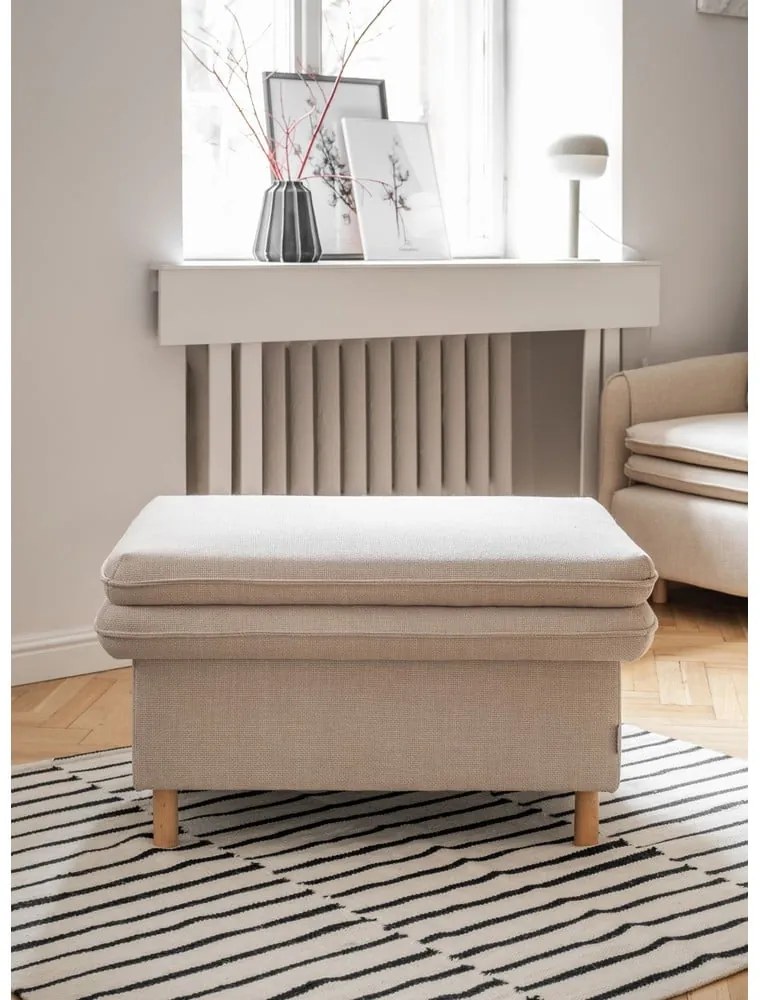 Бежова табуретка Simon – Miuform