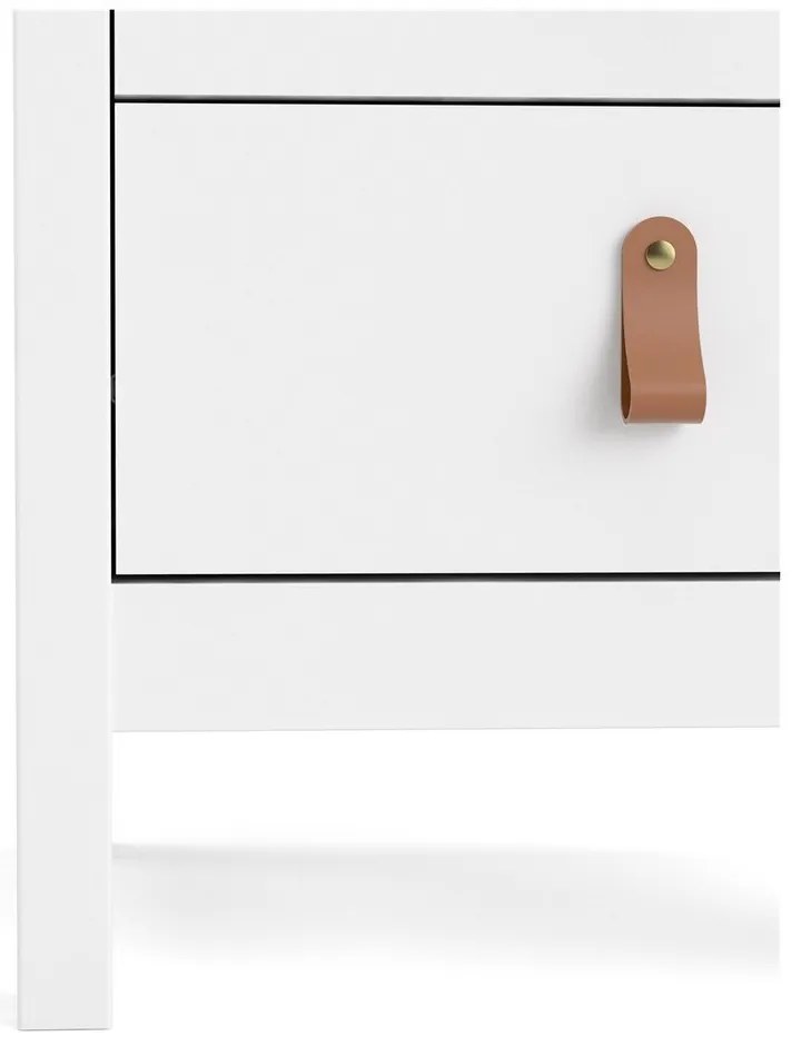 Бяло нощно шкафче Madrid - Tvilum