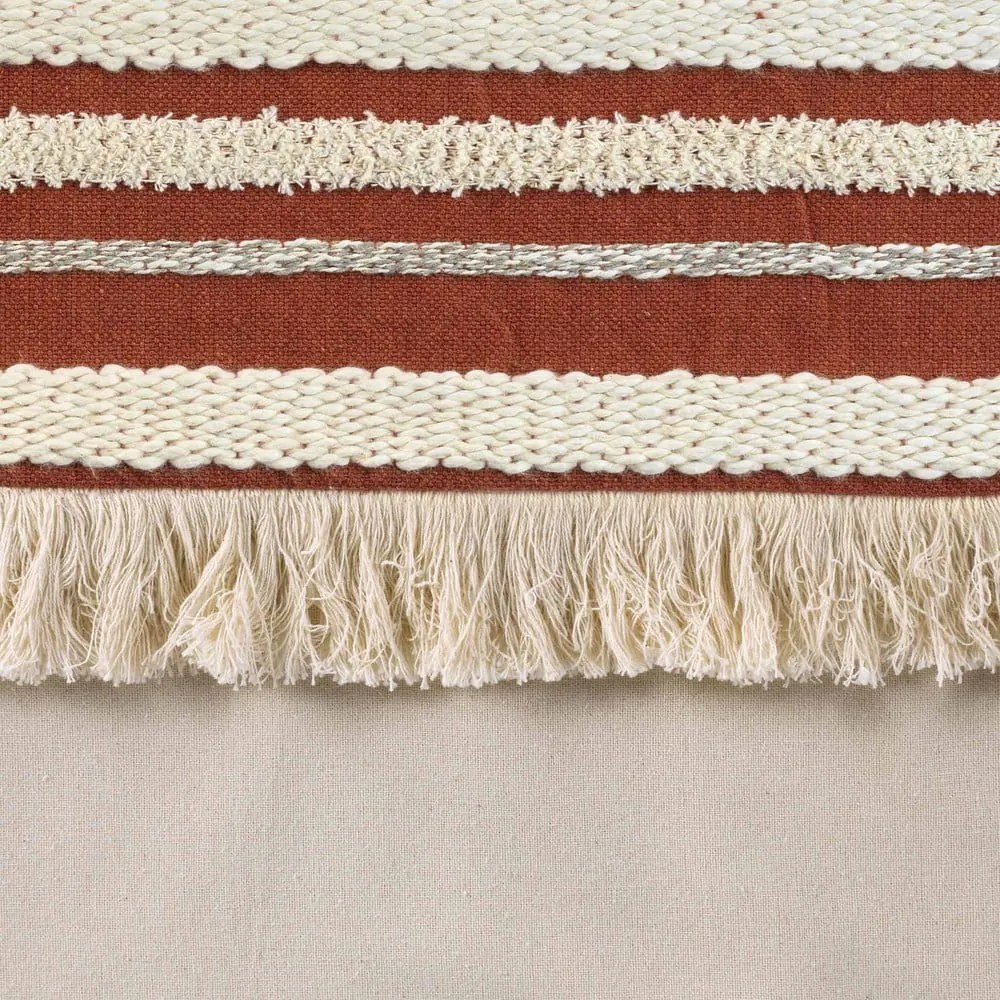 Памучно перде в тухлен и естествен цвят 140x240 cm Atlas – douceur d'intérieur