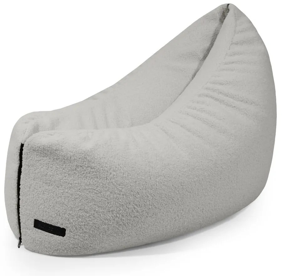 Светлосив детски пуф от букле Clip Clap 90 – SLOWDOWN