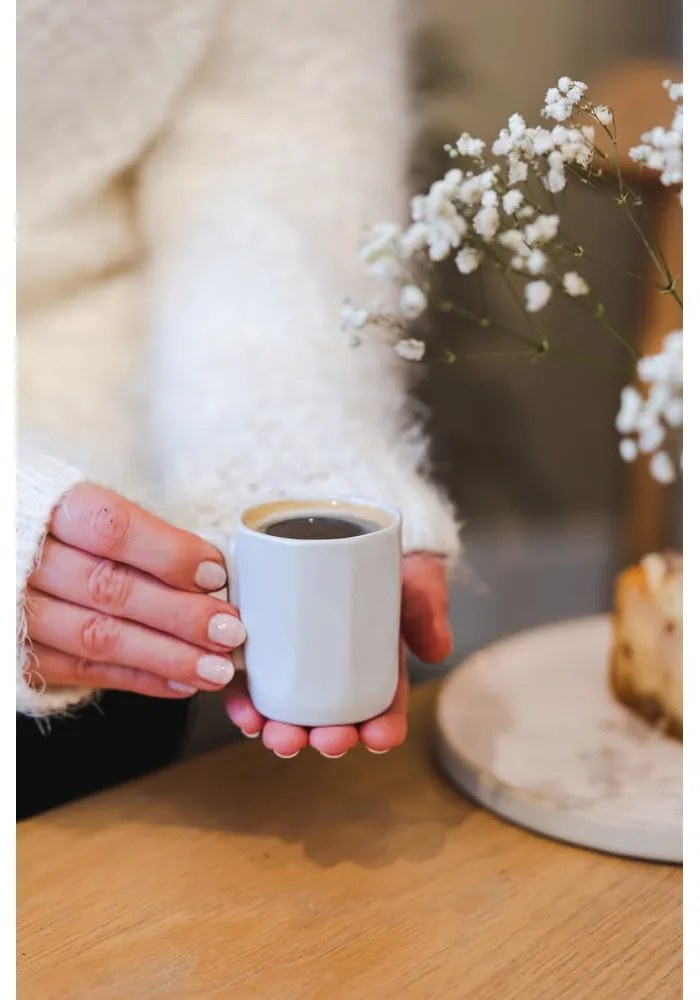 Бели глинени чаши за еспресо в комплект от 2 бр. 80 ml Fuori – Vialli Design