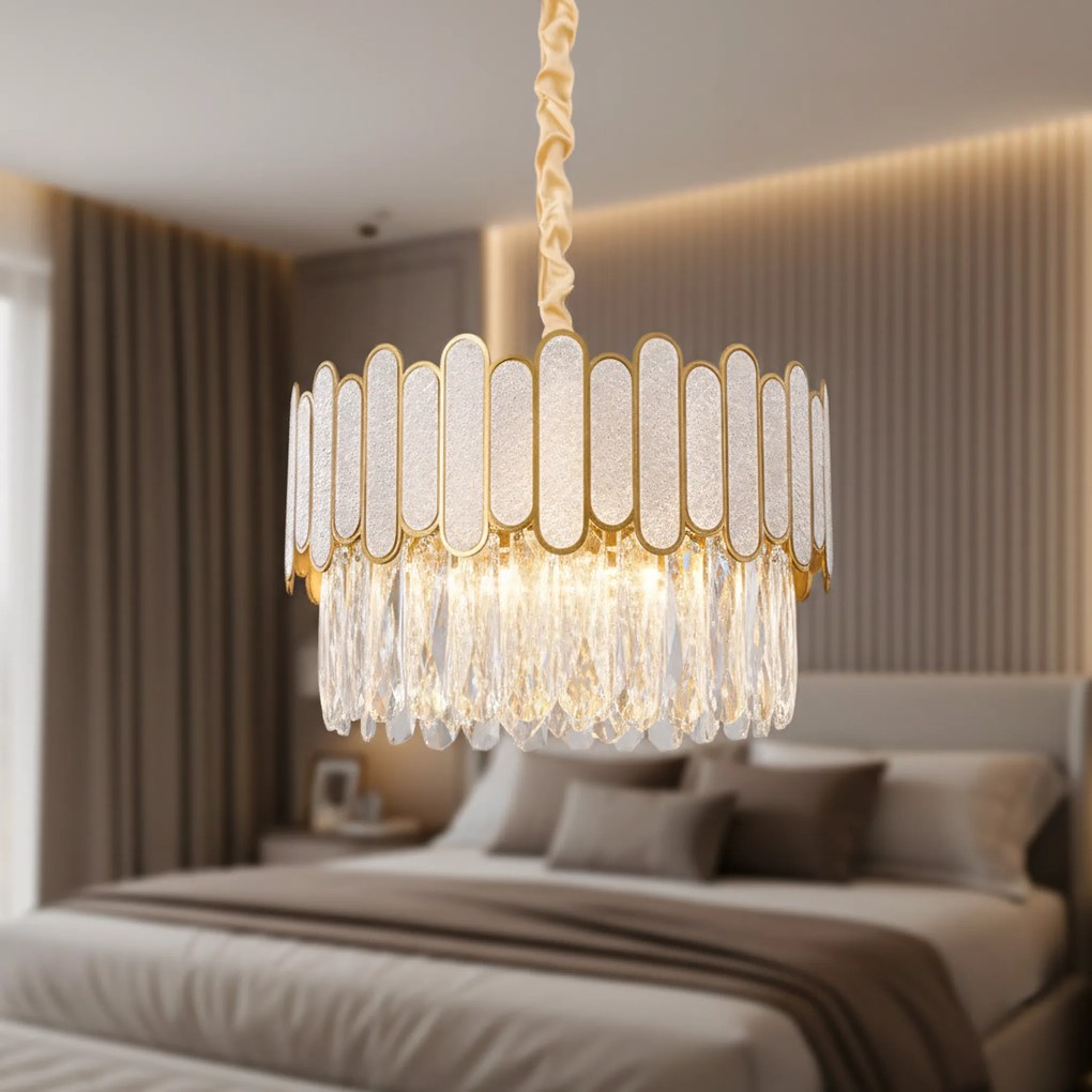 Лампа APP1746-4CP 40 cm Gold