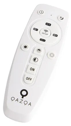 Таванна лампа от стомана 120 см с LED с дистанционно управление - Liv