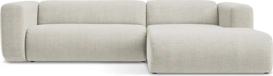 Бежов ъглов диван (десен ъгъл) Ekahi – Makamii