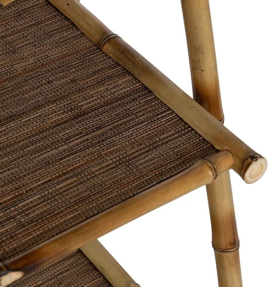 Бамбуков стелаж в естествен цвят 48x100x45 cm Manali – Ixia