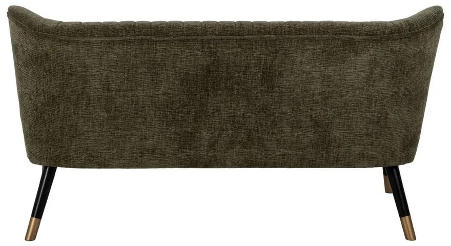 Зелен шенилов диван 134 cm Glam – Ixia