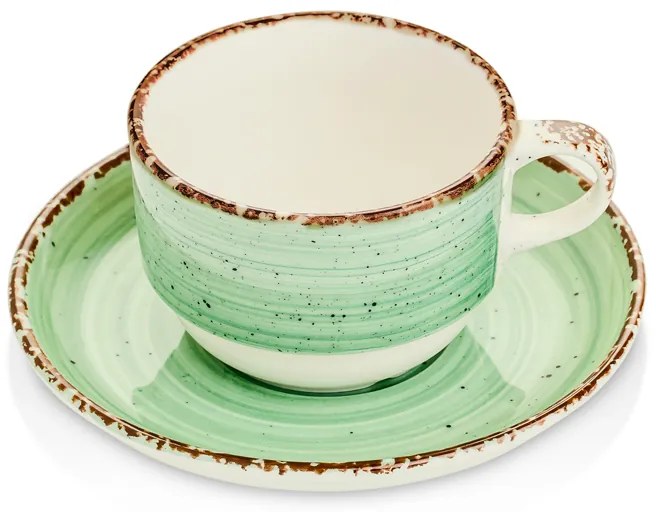 Gural Porselen - Green Чашка с чинийка 230ml. (NBNEO02CT50YS)