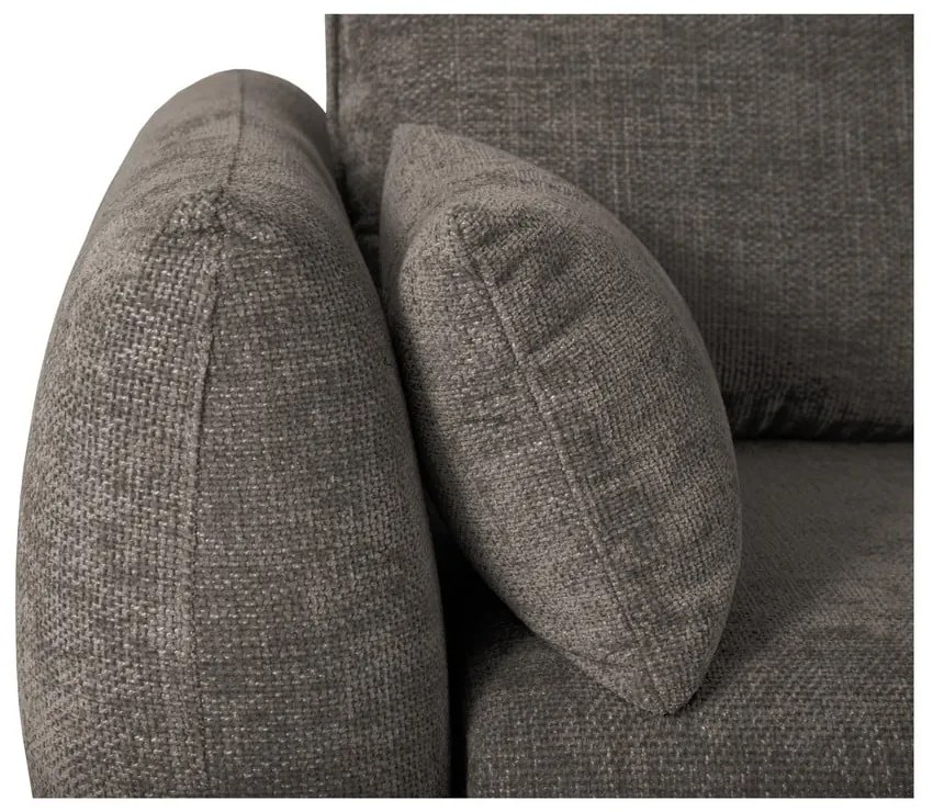 Сив ъглов диван (десен ъгъл) Matera - Cosmopolitan Design