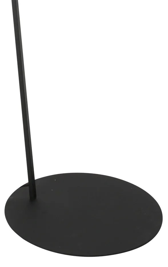 Modere vloerlamp zwart dimbaar - Anne ZigZag